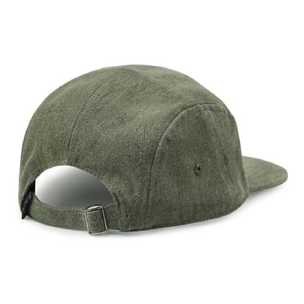 Snapback 5 Panel Cotton Baseball Cap Adjustable Flat Bill Unisex - Picture 8 of 8